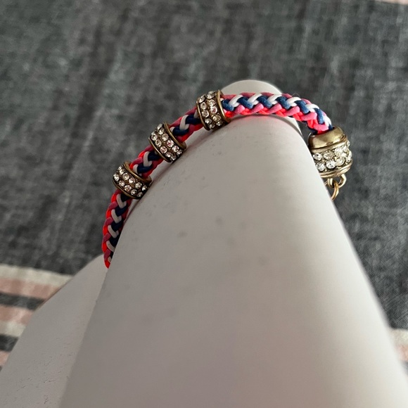 J CREW | rope bracelet | Sliding Crystal Charms - Picture 8 of 16